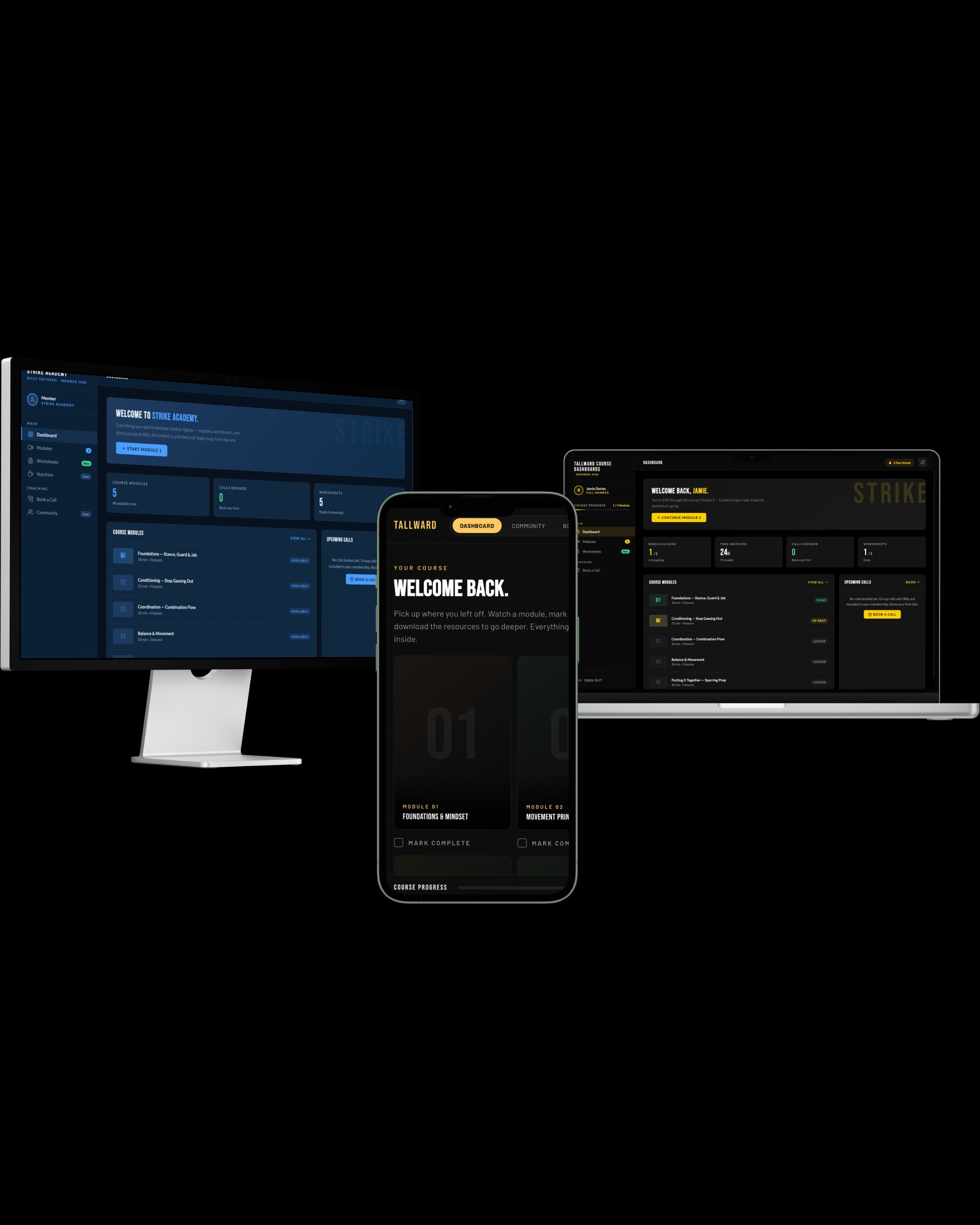 Tallward Course Platform Demo